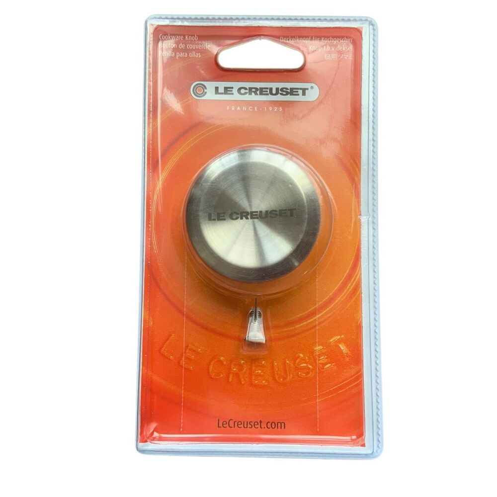Le Creuset 1.9” 47 mm Round Stainless Steel Replacement Knob Only Brand New
